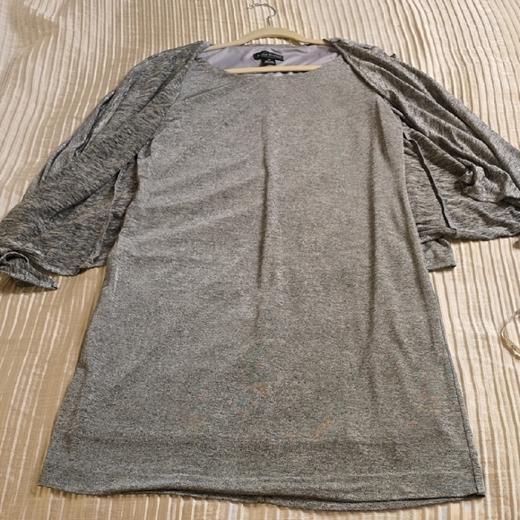 EUC Jessica Howard Gray Midi Dress with Assembled Jacket - Picture 14 of 16